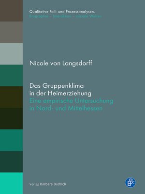 cover image of Das Gruppenklima in der Heimerziehung
